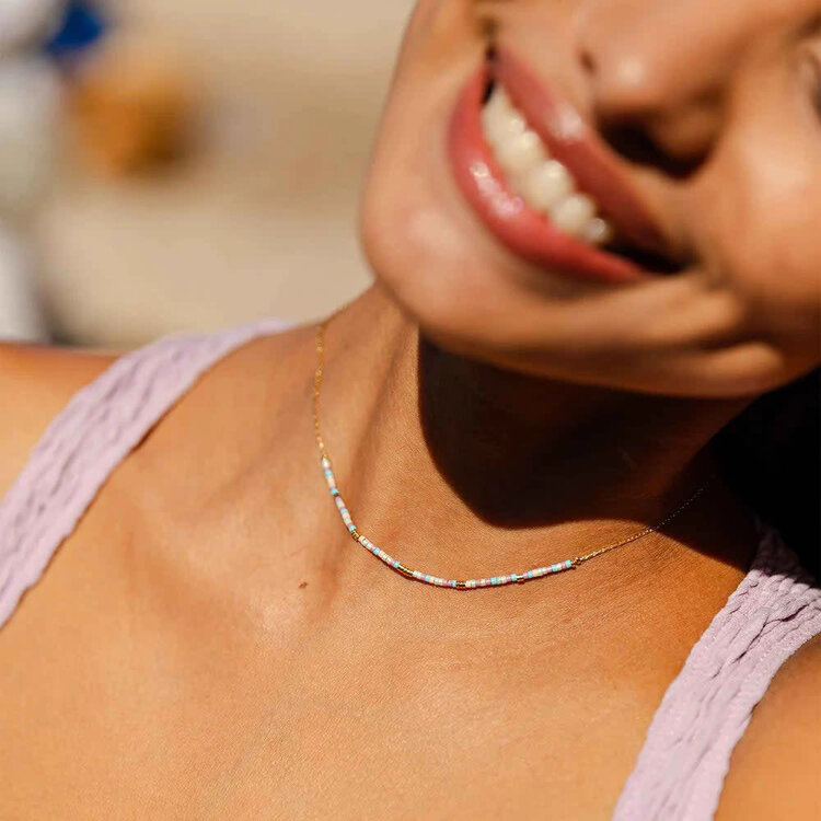 Pura Vida Pura Vida South Beach Seed Bead Choker | Gold