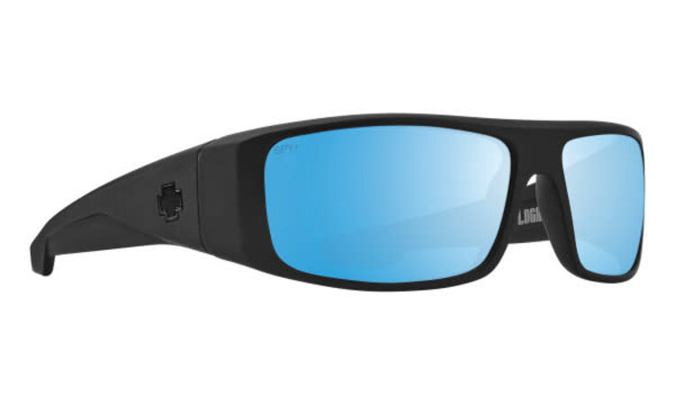 Spy Spy Logan Matte Black | Happy Boost Polar Ice Blue Mirror