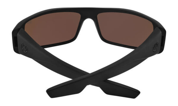 Spy Spy Logan Matte Black | Happy Boost Polar Ice Blue Mirror