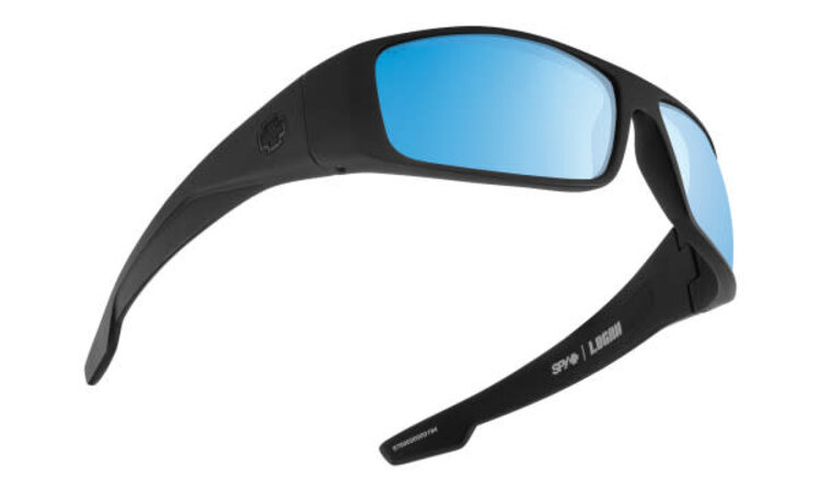 Spy Spy Logan Matte Black | Happy Boost Polar Ice Blue Mirror