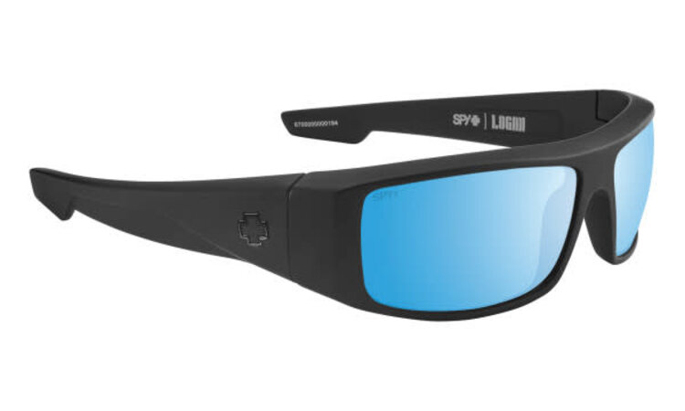 Spy Spy Logan Matte Black | Happy Boost Polar Ice Blue Mirror