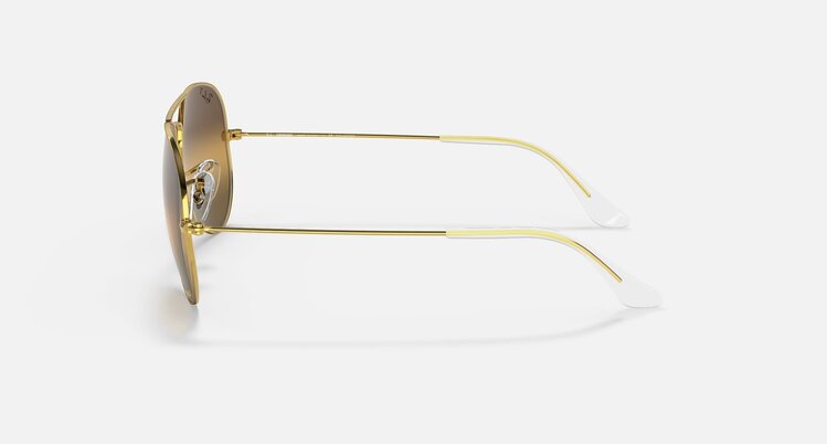 Ray Ban Ray Ban Aviator Large Metal Chromance Gold | Silver/Brown Polarized