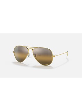 Ray Ban Ray Ban Aviator Large Metal Chromance Gold | Silver/Brown Polarized