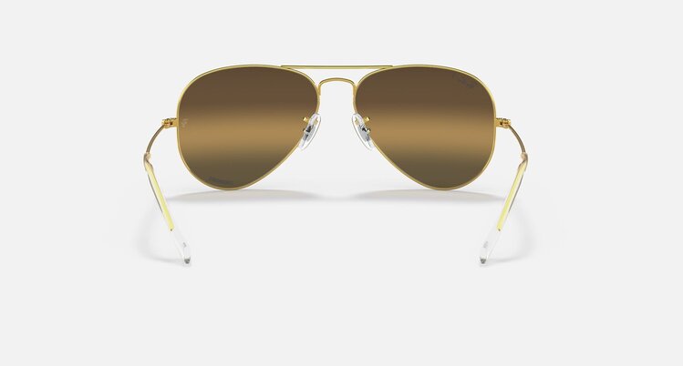 Ray Ban Ray Ban Aviator Large Metal Chromance Gold | Silver/Brown Polarized