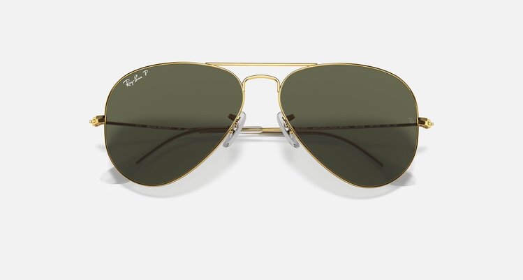 Ray Ban Ray Ban Aviator Large Metal Arista Gold | G-15 Green Polarized
