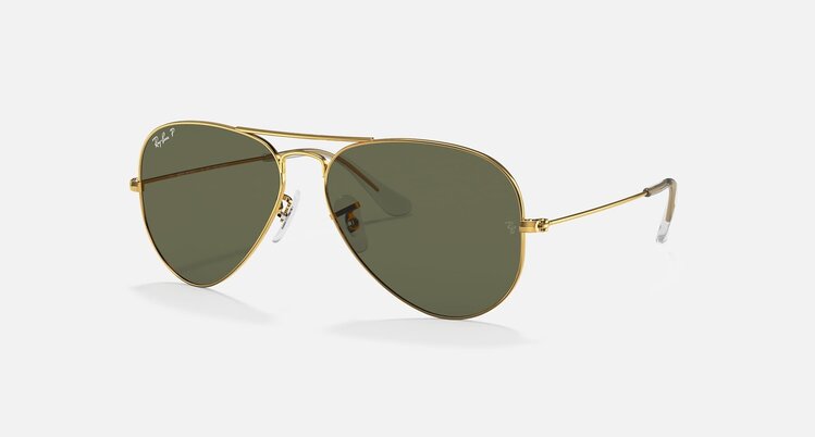 Ray Ban Ray Ban Aviator Large Metal Arista Gold | G-15 Green Polarized