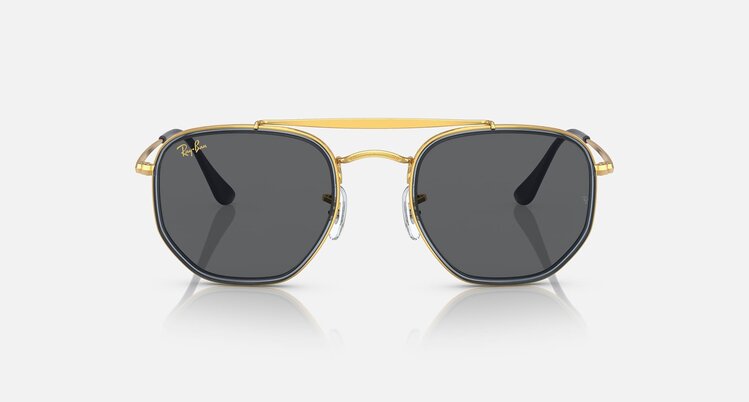 Ray Ban Ray Ban The Marshal Ii Polished Gold | Dark Grey