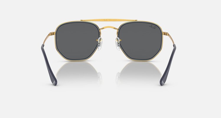 Ray Ban Ray Ban The Marshal Ii Polished Gold | Dark Grey