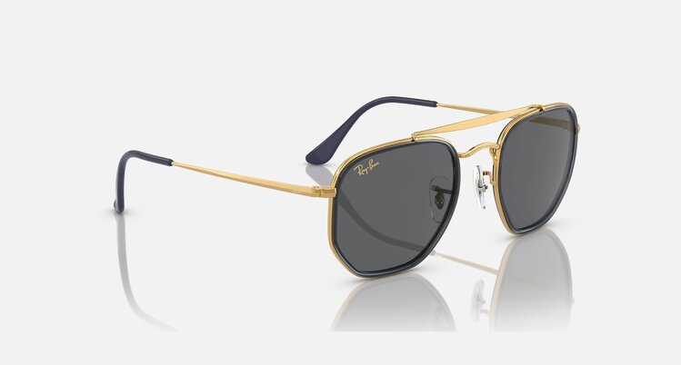 Ray Ban Ray Ban The Marshal Ii Polished Gold | Dark Grey