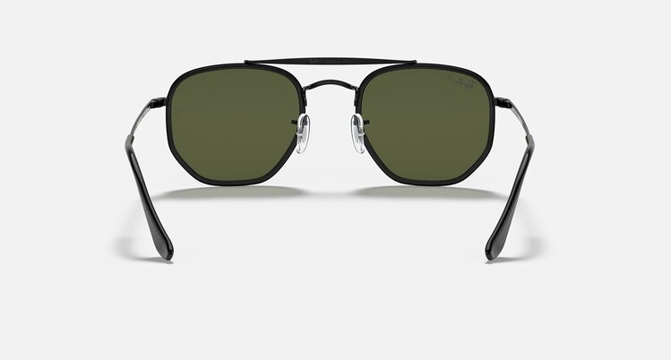 Ray Ban Ray Ban The Marshal Ii Polished Black | G-15 Green Polarized