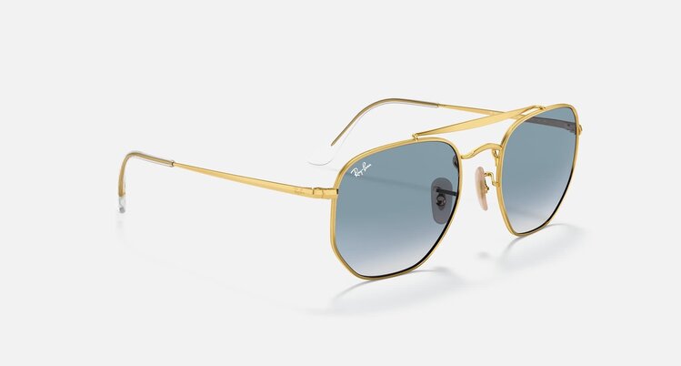 Ray Ban Ray Ban The Marshal Arista Gold | Light Blue