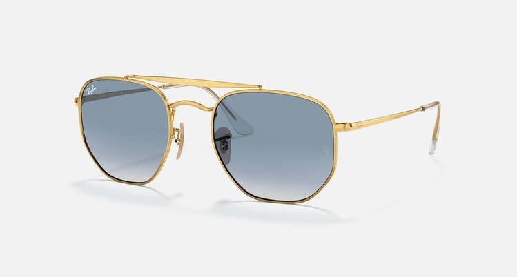 Ray Ban Ray Ban The Marshal Arista Gold | Light Blue
