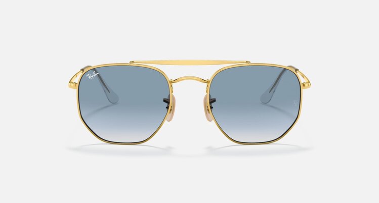 Ray Ban Ray Ban The Marshal Arista Gold | Light Blue