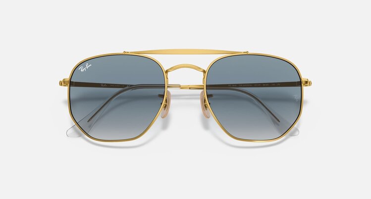 Ray Ban Ray Ban The Marshal Arista Gold | Light Blue