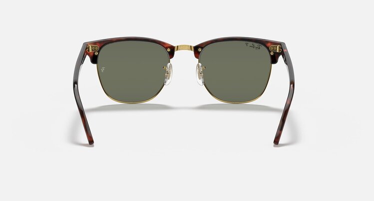 Ray Ban Ray Ban Clubmaster Polished Tortoise On Gold | G-15 Green