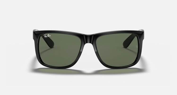 Ray Ban Ray Ban Justin Polished Black | Dark Green
