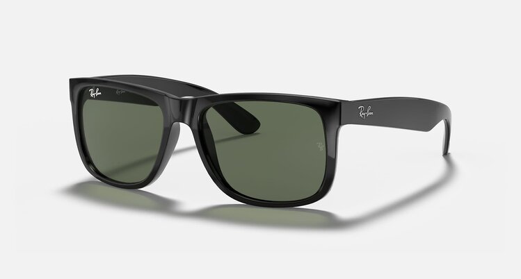 Ray Ban Ray Ban Justin Polished Black | Dark Green