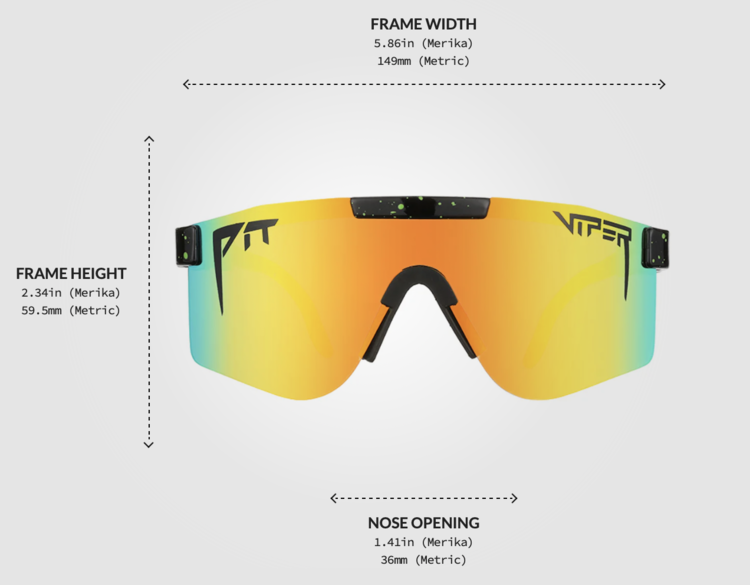 Pit Viper Pit Viper The Original Wide Polarized | The Monster Bull