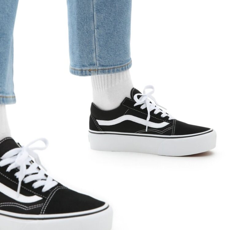 Vans Vans Old Skool Platform (Unisex) | Black/White