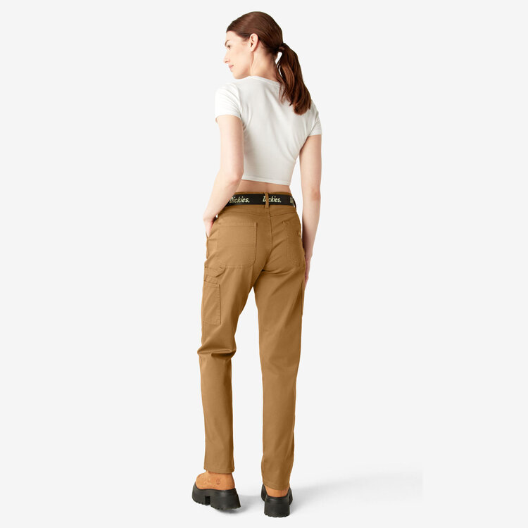 Dickies Dickies High Waisted Carpenter Pant (Womens) | Brown Duck