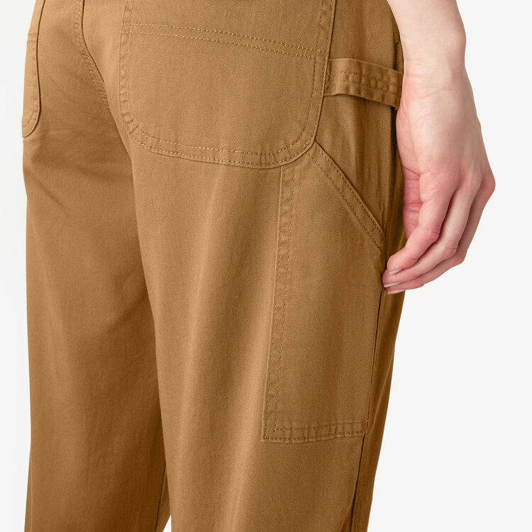 Dickies Dickies High Waisted Carpenter Pant (Womens) | Brown Duck
