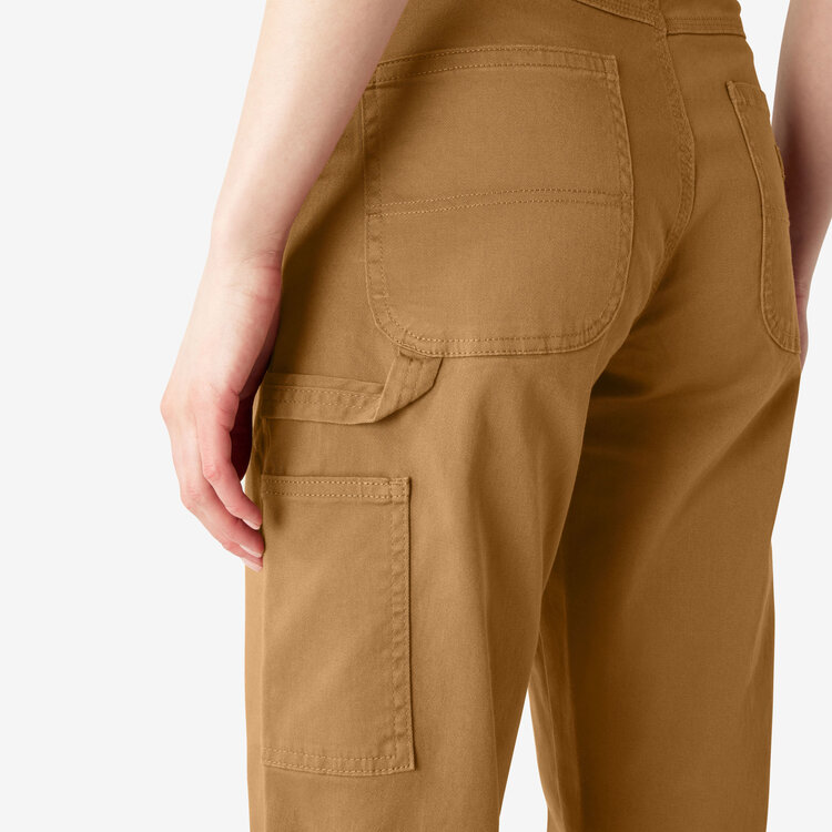 Dickies Dickies High Waisted Carpenter Pant (Womens) | Brown Duck