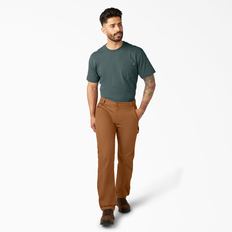 Dickies Dickies Duck Carpenter Pant (Mens) | Stonewashed Brown Duck
