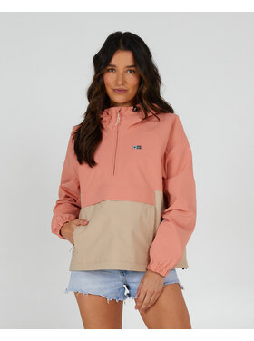 Salty Crew Salty Crew Mainsail Anorak (Womens) | Terracotta/Sand Dune
