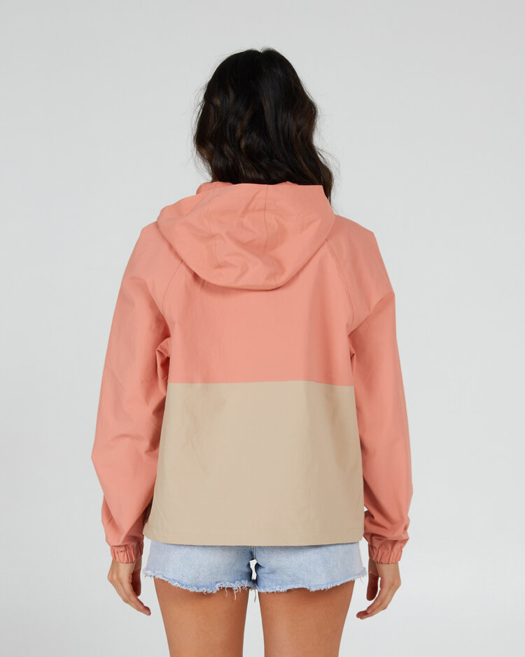Salty Crew Salty Crew Mainsail Anorak (Womens) | Terracotta/Sand Dune