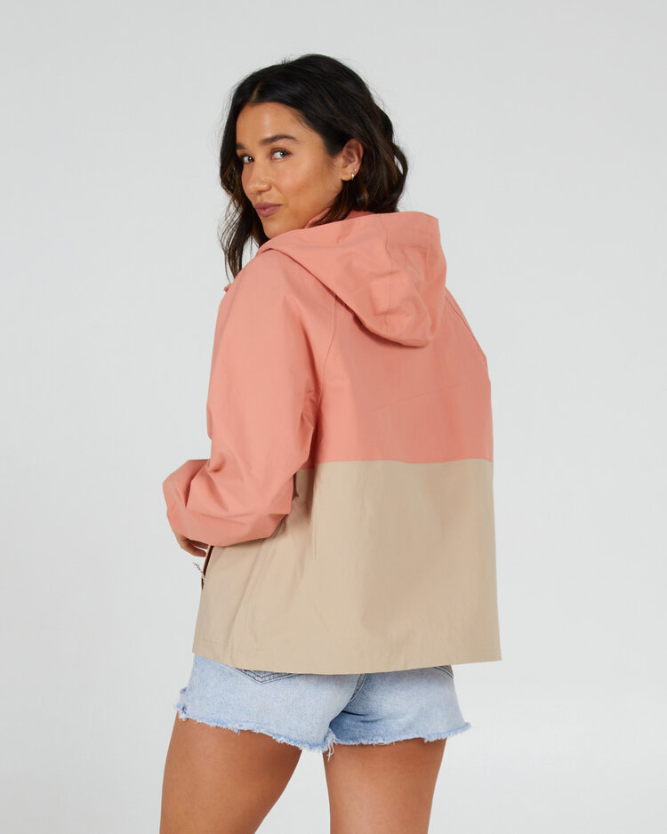 Salty Crew Salty Crew Mainsail Anorak (Womens) | Terracotta/Sand Dune