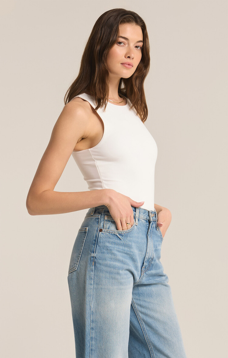 Z Supply Z Supply Seraphine Bodysuit | White