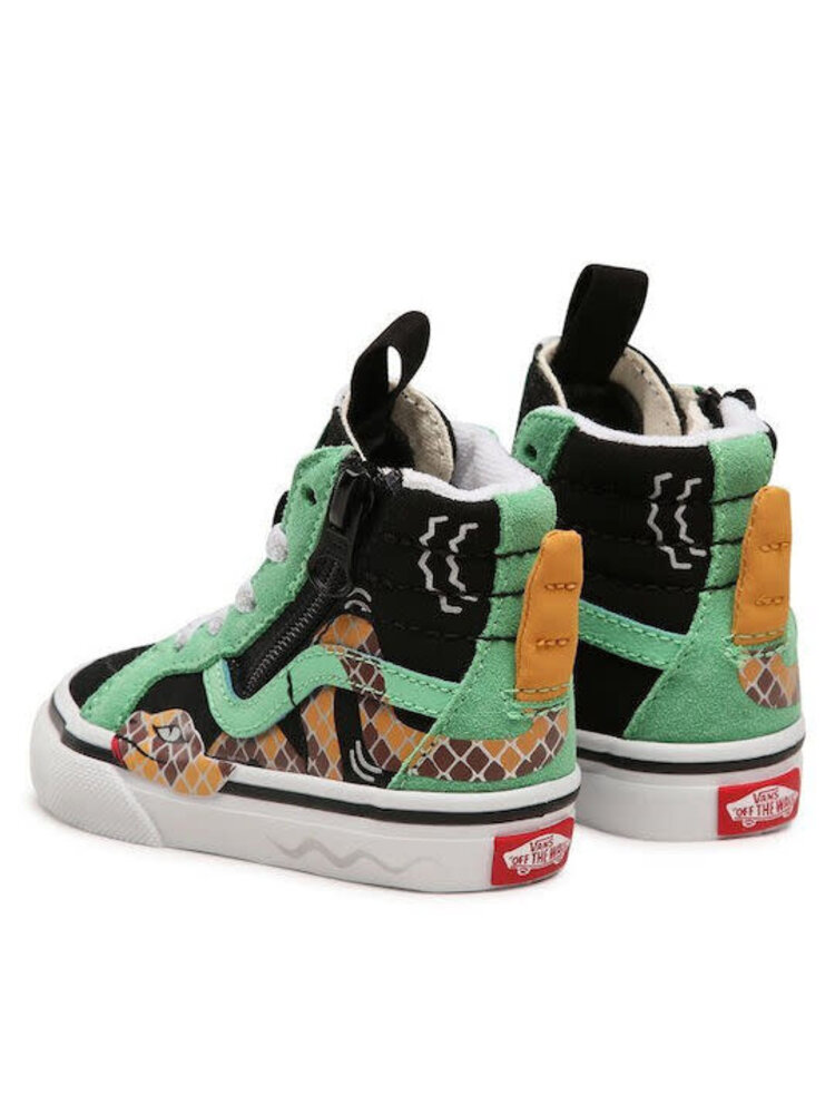 Vans Vans Sk8-Hi Reissue Side Zip (Toddler) | Green/Black