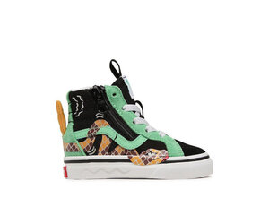 BABYL × Vans Sk8-Hi 26.5 Youth Sk8-Hi Zip (Pop Check) - Black/Black — Val Surf