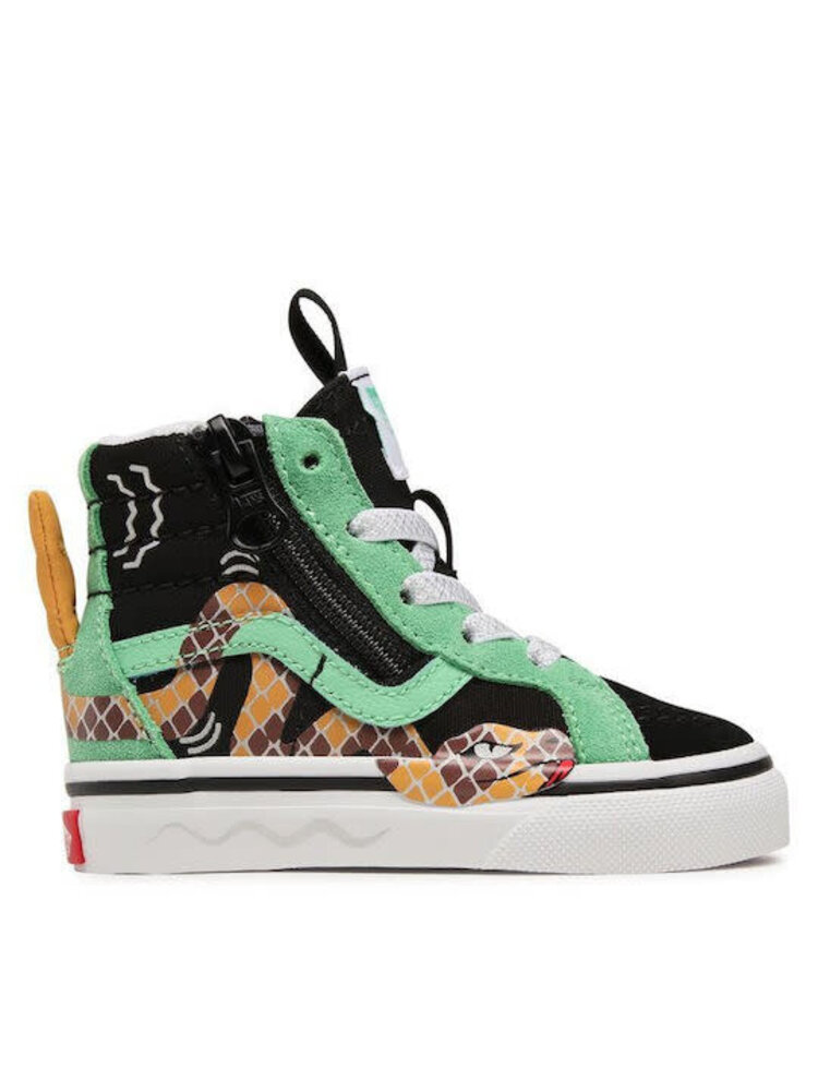 Vans Vans Sk8-Hi Reissue Side Zip (Toddler) | Green/Black