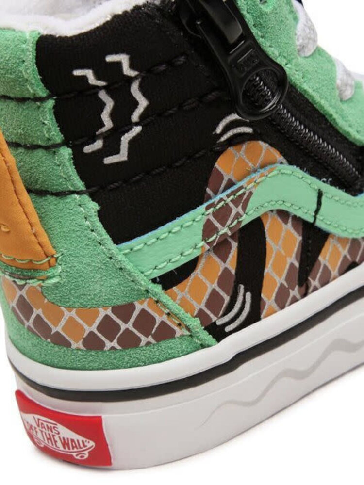 Vans Vans Sk8-Hi Reissue Side Zip (Toddler) | Green/Black