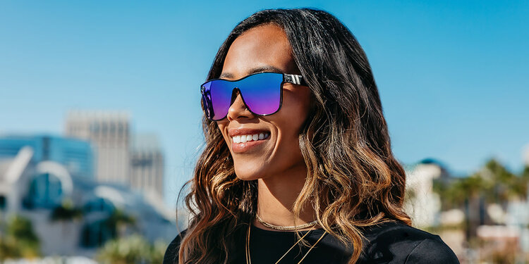 BLENDERS Blenders Millenia X2 Black Forest | Blue Rainbow Polarized