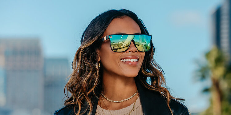 BLENDERS Blenders Sci-Fi Night City | Blue Rainbow Polarized