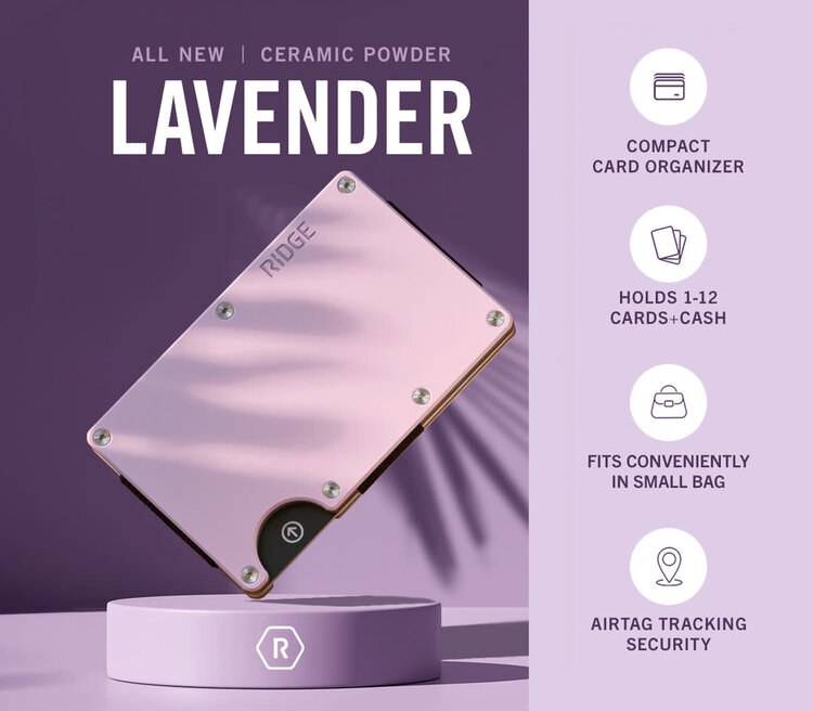 Ridge Ridge Aluminum - Cash Strap | Lavender