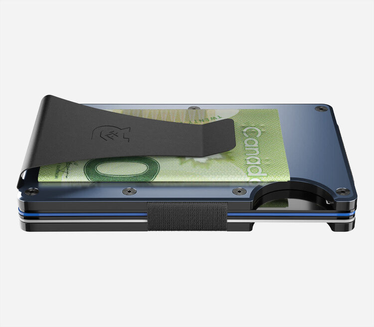 Ridge Ridge Aluminum - Money Clip | Alpine Navy