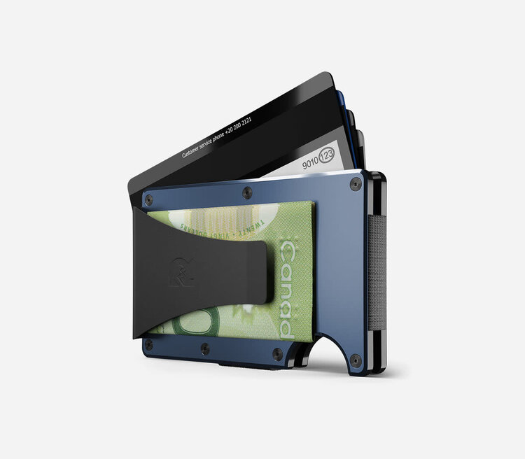 Ridge Ridge Aluminum - Money Clip | Alpine Navy