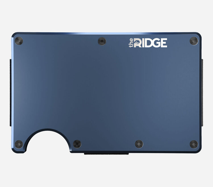 Ridge Ridge Aluminum - Money Clip | Alpine Navy