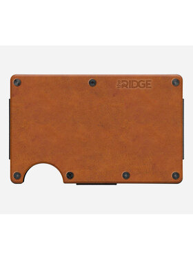 Ridge Ridge Aluminum - Cash Strap |  Tobacco Brown Leather