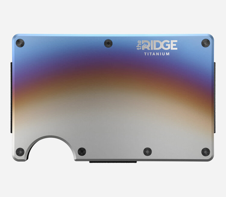 Ridge Ridge Premium - Money Clip | Burnt Titanium