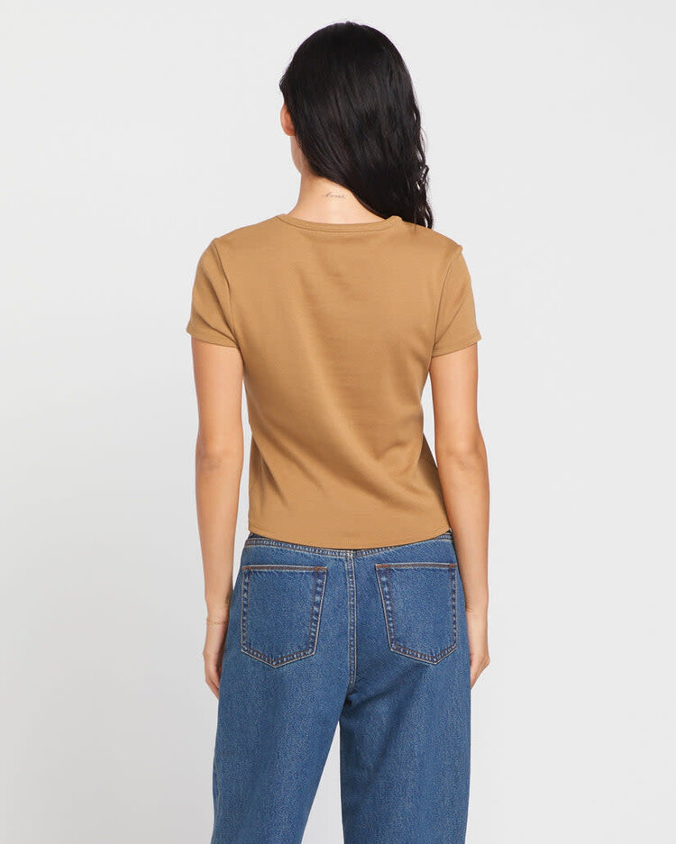 Volcom Volcom Have A Clue Tee (Womens) | Vintage Brown