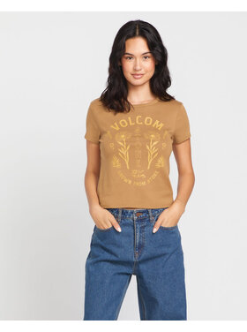Volcom Volcom Have A Clue Tee (Womens) | Vintage Brown