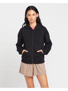 Volcom Volcom Stone Heart Up Zip Fleece (Womens) | Black