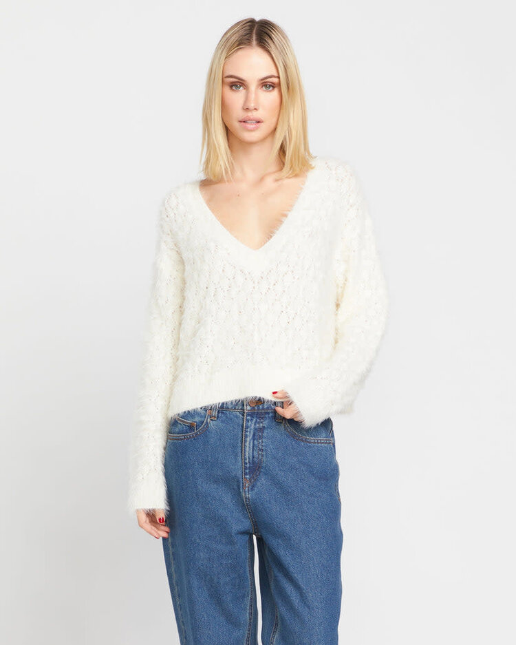 Volcom Volcom Mesa Cove Sweater (Womens) | Star White