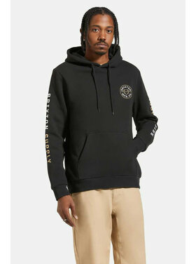 Brixton Brixton Crest Hood (Mens) | Black/Sand/White