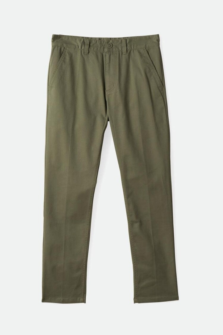 Brixton Brixton Choice Chino Regular Pant (Mens) | Olive Surplus