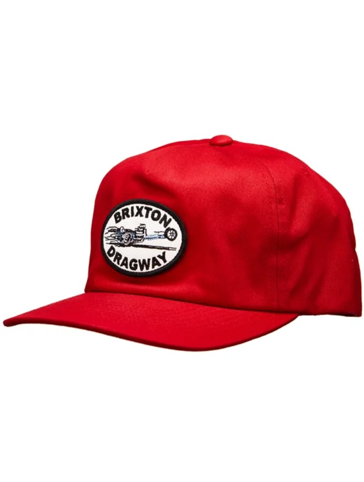 Brixton Brixton Dragway Mp Snapback (Mens) | Dark Red